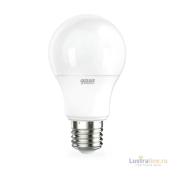Лампа светодиодная Gauss E27 10W 6500K груша матовая 23230 Лампа светодиодная Gauss E27 10W 6500K груша матовая 23230