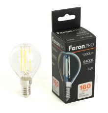 Лампа светодиодная Feron LB-1706 E14 6W 6400K 51258