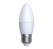 Лампа светодиодная (UL-00003798) Volpe E27 7W 4000K матовая LED-C37-7W/NW/E27/FR/NR