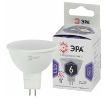 Лампа светодиодная Эра GU5.3 6W 6000K LED MR16-6W-860-GU5.3 Б0049069