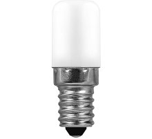 Лампа светодиодная Feron E14 2W 4000K Цилиндр Матовая LB-10 25897
