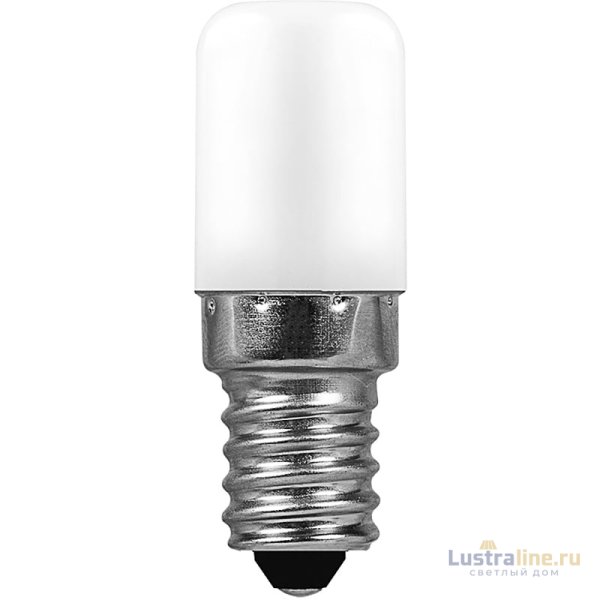 Лампа светодиодная Feron E14 2W 4000K Цилиндр Матовая LB-10 25897