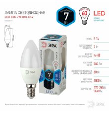 Лампа светодиодная Эра E14 7W 4000K LED B35-7W-840-E14 Б0020539