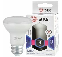 Лампа светодиодная Эра E27 8W 6000K LED R63-8W-860-E27 Б0048024