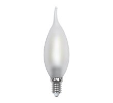 Лампа светодиодная филаментная (UL-00000306) Uniel E14 6W 3000K матовая LED-CW35-6W/WW/E14/FR PLS02WH