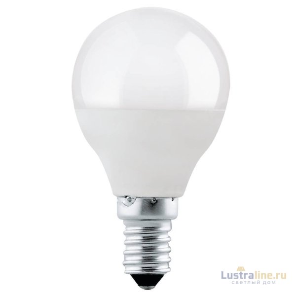 Лампа светодиодная Eglo P45 5W(E14) 470lm 2700K опаловый 11924 Лампа светодиодная Eglo P45 5W(E14) 470lm 2700K опаловый 11924