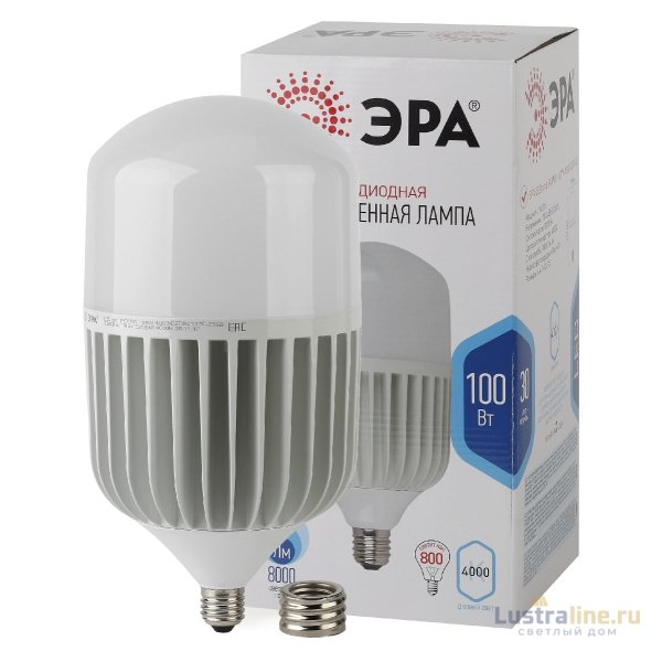 Лампа светодиодная Эра E40 100W 4000K LED POWER T160-100W-4000-E27/E40 Б0056122 Лампа светодиодная Эра E40 100W 4000K LED POWER T160-100W-4000-E27/E40 Б0056122