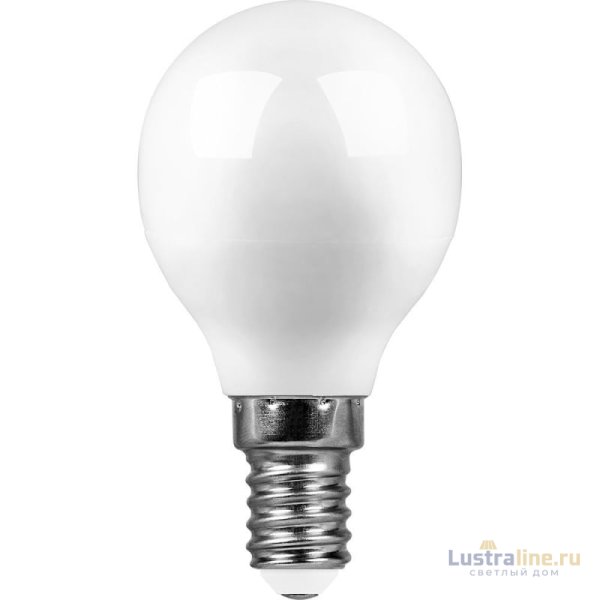 Лампа светодиодная Saffit SBG4513 шар E14 13W 4000K 55158