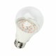 Лампа светодиодная для растений (09645) Uniel E27 9W прозрачная LED-A60-9W/SP/E27/CL ALM01WH