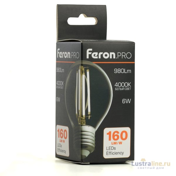 Лампа светодиодная Feron LB-1706 E27 6W 4000K 51251 Лампа светодиодная Feron LB-1706 E27 6W 4000K 51251
