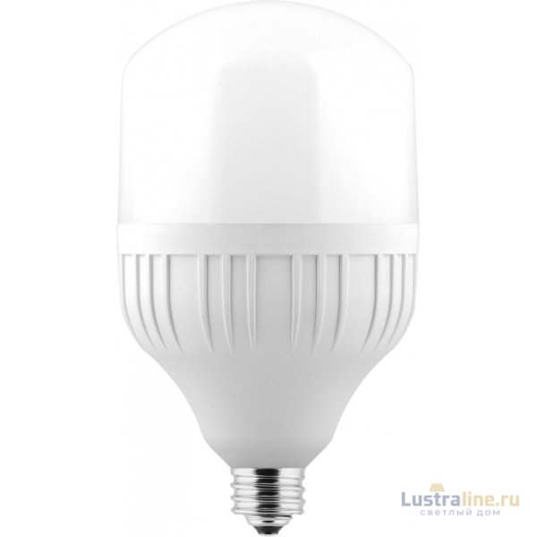 Лампа светодиодная Feron E27-E40 60W 6400K Цилиндр Матовая LB-65 25782