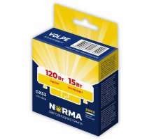 Лампа светодиодная Volpe Norma LED-GX53-15W/3000K/GX53/FR/NR UL-00011432