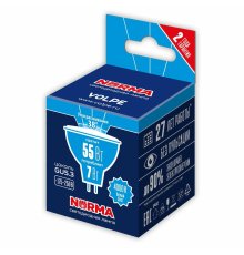 Лампа светодиодная Volpe Norma LED-JCDR-7W/4000K/GU5.3/38D/NR UL-00011188