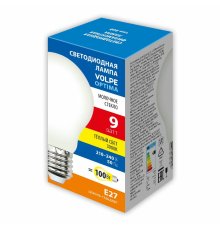 Лампа светодиодная Volpe Optima LED-A60-9W/3000K/E27/FR/SLF UL-00008300