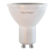 Лампа светодиодная Voltega GU10 6W 4000К прозрачная VG2-S1GU10cold6W-D 7109