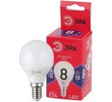 Лампа светодиодная Эра E14 8W 6500K LED P45-8W-865-E14 R Б0045358