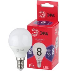 Лампа светодиодная Эра E14 8W 6500K LED P45-8W-865-E14 R Б0045358