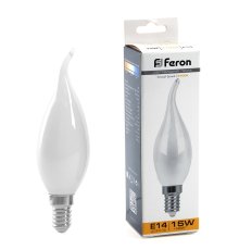 Лампа светодиодная Feron LB-718 Свеча на ветру E14 15 2700K 38260
