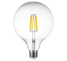 Лампа светодиодная филаментная Lightstar LED Filament E27 10W 4000K груша прозрачная 933204
