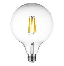 Лампа светодиодная филаментная Lightstar LED Filament E27 10W 4000K груша прозрачная 933204