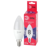 Лампа светодиодная Эра E14 8W 6500K LED B35-8W-865-E14 R Б0045341
