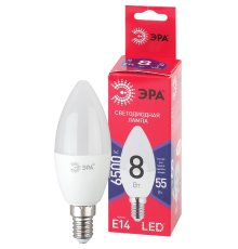 Лампа светодиодная Эра E14 8W 6500K LED B35-8W-865-E14 R Б0045341