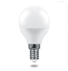 Лампа светодиодная Feron E14 9W 2700K шар матовый LB-1409 38077