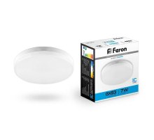 Лампа светодиодная Feron GX53 7W 6400K Таблетка Матовая LB-451 25866