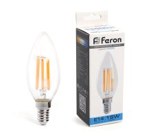 Лампа светодиодная Feron LB-717 Свеча E14 15W 6400K 38259