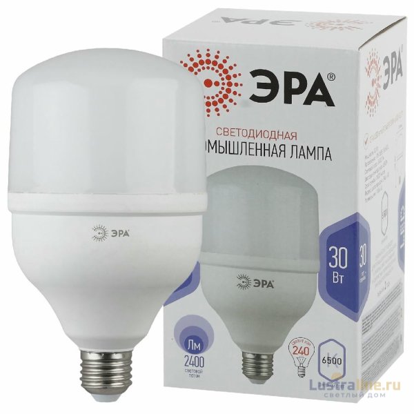 Лампа светодиодная Эра E27 30W 6500K LED POWER T100-30W-6500-E27 Б0049597 Лампа светодиодная Эра E27 30W 6500K LED POWER T100-30W-6500-E27 Б0049597