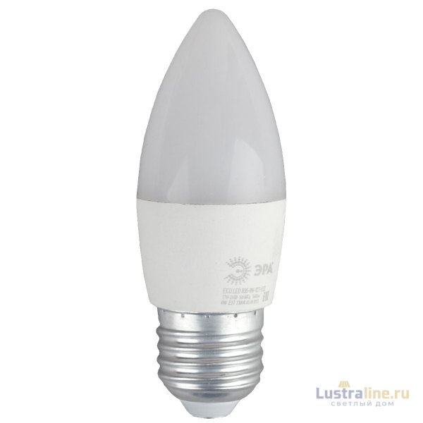 Лампа светодиодная Эра E27 8W 2700K ECO LED B35-8W-827-E27 Б0030020