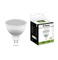 Лампа светодиодная Feron MR16 G5.3 7W 4000K Грибок матовая LB-26 25236