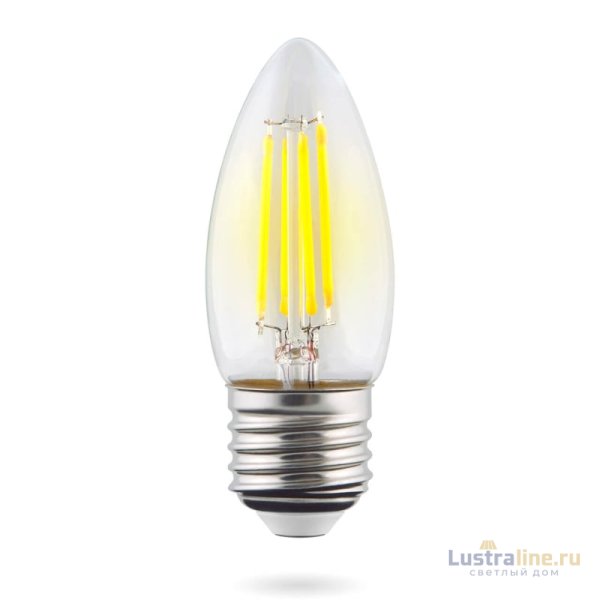 Лампа светодиодная Voltega E27 6W 4000К прозрачная VG10-C1E27cold6W-F 7029