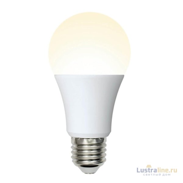 Лампа светодиодная (UL-00002371) Uniel E27 10W 3000K матовая LED-A60-10W/WW/E27/FR/MB PLM11WH