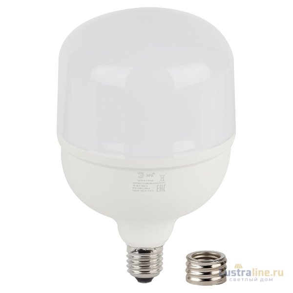 Лампа светодиодная Эра E40 85W 6500K LED POWER T140-85W-6500-E27/E40 Б0032088 Лампа светодиодная Эра E40 85W 6500K LED POWER T140-85W-6500-E27/E40 Б0032088