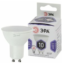 Лампа светодиодная Эра GU10 10W 6000K LED MR16-10W-860-GU10 Б0049074