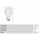 Лампа светодиодная Deko-Light E27 6,5W 2700K 180075