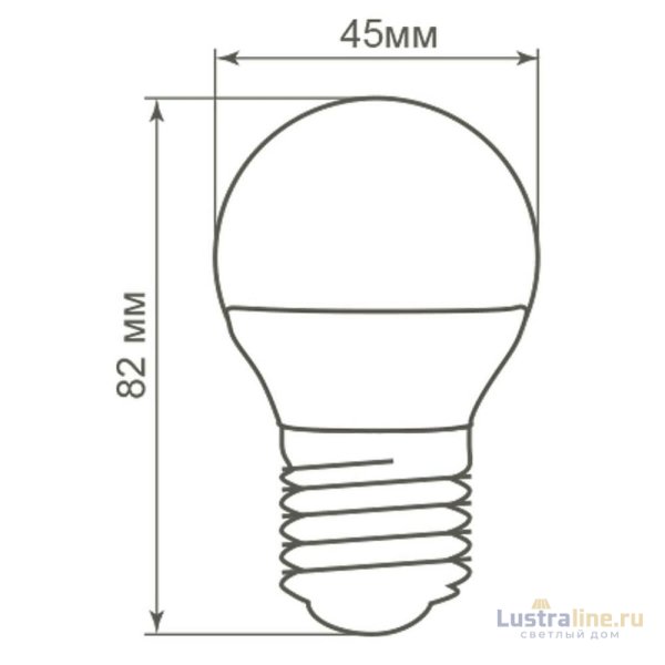 Лампа светодиодная Feron E27 5W 4000K Шар Матовая LB-38 25405 УЦ Лампа светодиодная Feron E27 5W 4000K Шар Матовая LB-38 25405 УЦ