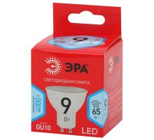Лампа светодиодная Эра GU10 9W 4000K LED MR16-9W-840-GU10 R Б0050692