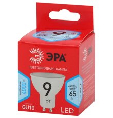 Лампа светодиодная Эра GU10 9W 4000K LED MR16-9W-840-GU10 R Б0050692
