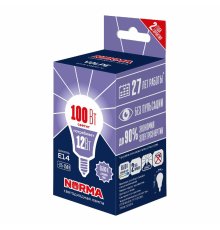 Лампа светодиодная Volpe Norma LED-G60-12W/6500K/E14/FR/NR UL-00010994
