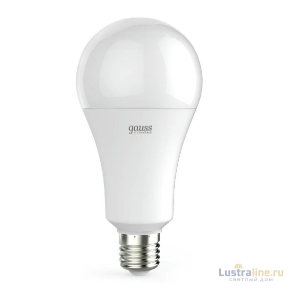 Лампа светодиодная Gauss E27 30W 6500K груша матовая 73239