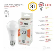 Лампа светодиодная Эра E27 30W 2700K LED A65-30W-827-E27 Б0048015