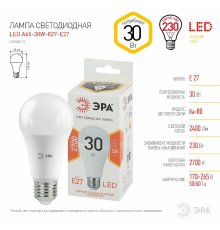 Лампа светодиодная Эра E27 30W 2700K LED A65-30W-827-E27 Б0048015