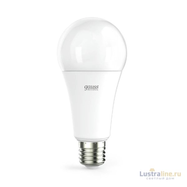 Лампа светодиодная Gauss E27 25W 6500K груша матовая 73235 Лампа светодиодная Gauss E27 25W 6500K груша матовая 73235