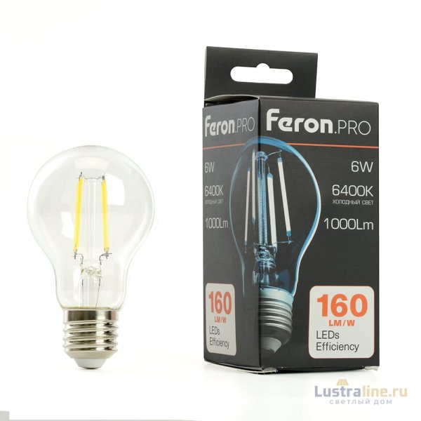 Светодиодная лампа Feron LB-1106 E27 6W 6400K 48891 Светодиодная лампа Feron LB-1106 E27 6W 6400K 48891