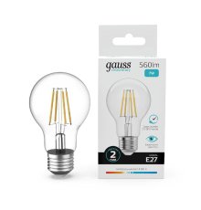 Лампа светодиодная Gauss Filament Elementary E27 7W 4100K 22227