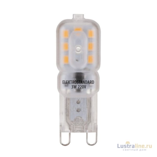 Светодиодная лампа Elektrostandard G9 LED 3W 220V 3300K 4690389150494 Светодиодная лампа Elektrostandard G9 LED 3W 220V 3300K 4690389150494