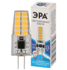 Лампа светодиодная Эра G4 2,5W 4000K LED-JC-2,5W-220V-SLC-840-G4 Б0049092