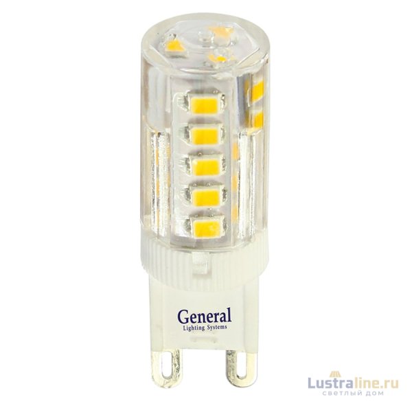 Светодиодная лампа General GLDEN-G9-5-P-220-4500 653900 Светодиодная лампа General GLDEN-G9-5-P-220-4500 653900